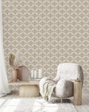 Beige Design Wallpaper