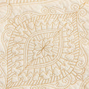 Baroque Sofa Cover – Quilted Cotton, Non-Slip, Washable with Ornate Embroidery