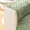 Plush Solid Color Striped L-Shaped Sofa Slipcovers, Washable Non-Slip Textured Furniture Covers