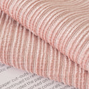 Plush Solid Color Striped L-Shaped Sofa Slipcovers, Washable Non-Slip Textured Furniture Covers