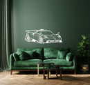 Imola Perspective Metal Car Wall Art - NC1220
