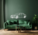 62S Perspective Metal Car Wall Art - NC1219