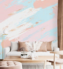 Pink Abstract Pattern Wallpaper