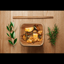 Bosnal - Palm Leaf Biodegradable Bowls, 5 inch, Square