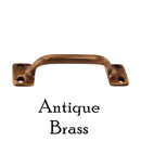 Brass Handle, 3.5"  Front Mount