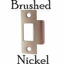 Brass, Nickel or Oil Rubbed Bronze T Strike Plate for Door Latches