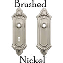 Door Trim Plate with Victorian Detailing