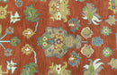 Rust And Beige Traditional Oushak Design Hand Tufted 8x10 Wool Area Rug