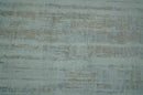 Modern Abstract Design Gray And Blue 8x10 Hand Knotted Bamboo Silk Area Rug