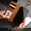 Casper Leather iPhone 14 Plus Wallet Case | MagSafe