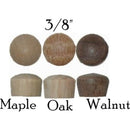Wood Plugs, Rounded Head, End Grain