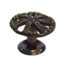 Elegant Decorative Victorian Knob in Brass and Antique Brass for Timeless Furniture Charm