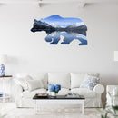 Limited Edition Two Medicine Lake Bear - Metal Wall Art