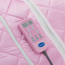Large Portable Low EMF Negative Ion Indoor Sauna with Chair and Heated Footpad Included - Light Pink
