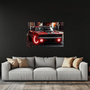 Car light up sign, Car wall art lighted, Car led sign - UvCar19