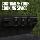 Blackstone BAR System Side Shelf Rail Accessory - Tool Hooks & Grease Gate