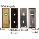 Door Trim Plate with Detailed Edge