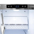ZLINE 15" Touchstone Gourmet Ice Maker Drain Pump Stainless Steel Door Matte Black IGMDZ-ST-15-MB