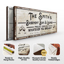 Basement Bar And Lounge Sign X