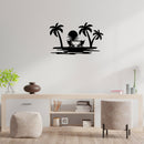 Beach View Metal Wall Art – Coastal Ocean Scenic Wall Decor