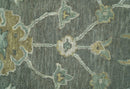 Jewel Custom Made Traditional Oushak Beige Hand Tufted Wool Rug