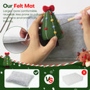 Donut, Bell, Tree and Reindeer Needle Felting Kit by Wizardi F07N8-Z-11