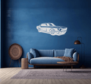 Mustang Metal Wall Art – Ford Classic Car Automotive Man Cave Decor