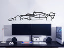 Formula1 F1 Metal Car Wall Art - NC0983