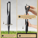 ALP50 6-Pack 2W 3000K Double-sided Light LED Landscape Pathway Light Package, 12V AC/DC