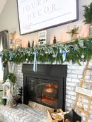 Ready to Ship - 9’ Artificial Real-Touch Cedar and Long Leaf Eucalyptus Garland