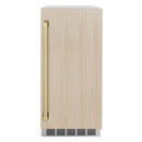 ZLINE 15" Touchstone Gourmet Ice Maker Drain Pump Panel Ready Door Champagne Bronze IGMDPZ-15-CB