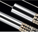 Hanging Crystal Light Fixture for Lobby, Staircase, Stairwell