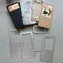 Large Postage Frame Scrapbooking Cutting Die by Wizardi QJ05