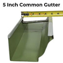 5 Inch GutterBrush Gutter Guards – Fits Standard K-Style Residential Gutters (4.25 Inch Diameter)