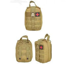 Ham Radio Go Bag with Tear-Away Velcro Back - Molle Compatible, Multi-Pocket Design for Radios, Cables, and Gear