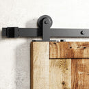 Non-Bypass Sliding Barn Door Hardware Kit - T-Shape Design Roller