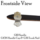 Leather Trunk Handle with Pointed Ends