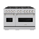 ZLINE 48" Classic Gas Range, Convection Gas Oven DuraSnow® Stainless Steel, CGRS-48