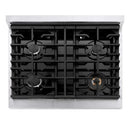 ZLINE 30" Paramount Gas Rangetop DuraSnow® Stainless Steel SRTS-30