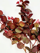 Artificial Purple Autumn Eucalyptus Stems