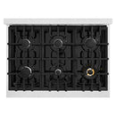 ZLINE 36" Classic Gas Range, Convection Gas Oven DuraSnow® Stainless Steel, CGRS-36