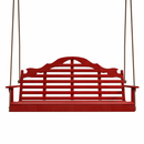 Keystone Amish Co. 4 Foot Milan Porch Swing, Red