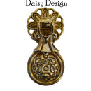 Medallion Style Pendant Pull w/ Back Plate Options