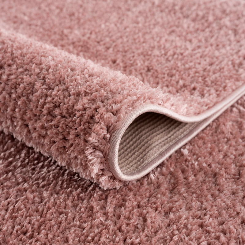 Judy Pink Washable Plush Rug