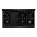 ZLINE 48" Classic Gas Range, Convection Gas Oven Black Stainless Steel, Champagne Bronze CGRBZ-48-CB