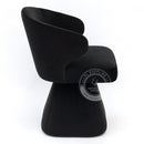 LARACHE Black Accent Chair