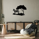 Zebra Tree - Metal Wall Art
