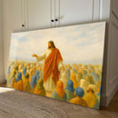 Jesus Speaking To Crowd Faith Wall Art II