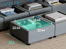 RUBIK III 8 Seat With 4 Ottomans