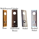 Door Knob Trim Plate